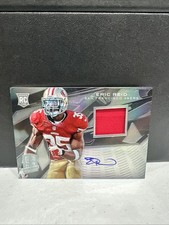 Eric Reid 2013 Red Prizm Rookie Card #139 /99 Patch Auto SF 49ers  J. rookie card picture