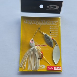 O.S.P Highpitcher Spinnerbait 1/2oz Color Blade S-57 White/Silver/Pink Bass