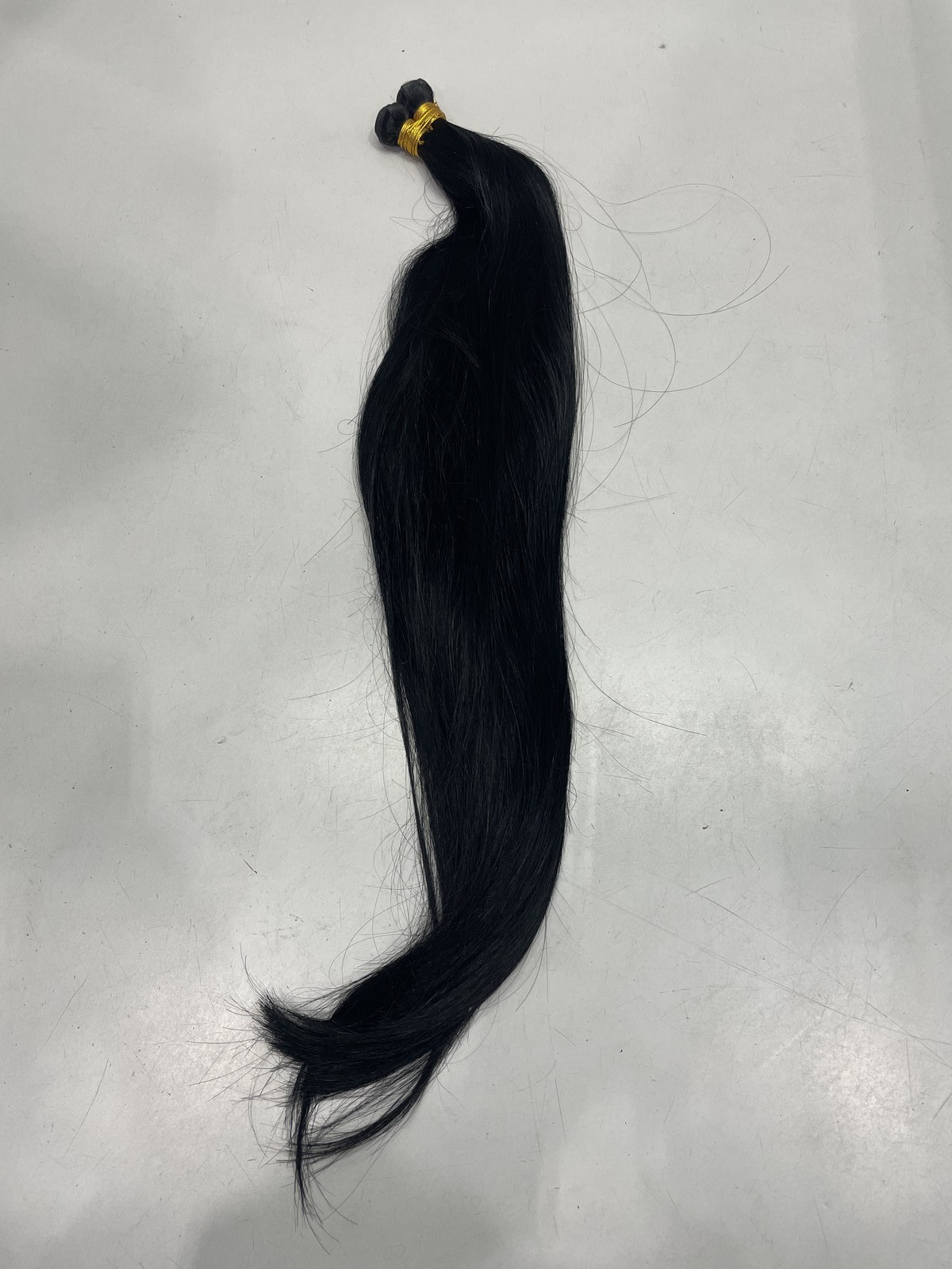 Full Shine Black Virgin Human Hair Genius Weft Hair Extensions 22