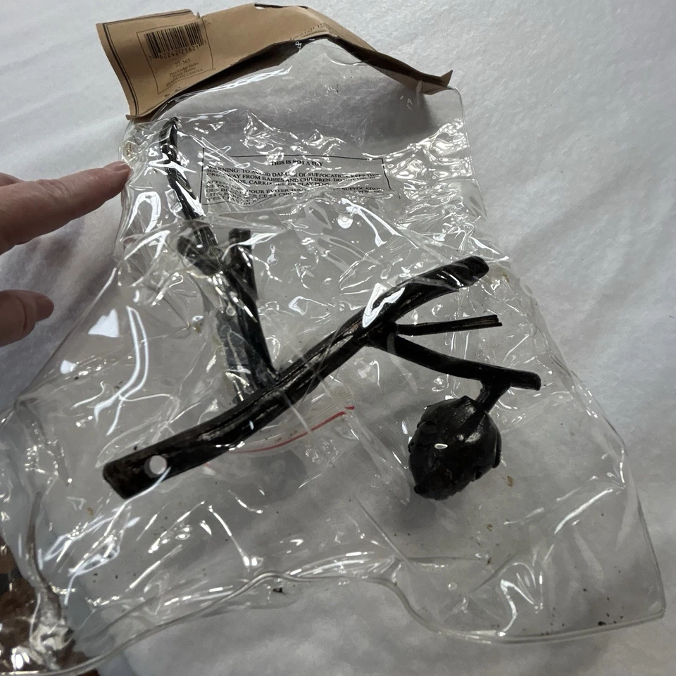 Soporte para pañuelos de inodoro Nature Walk piña de metal decorativo rústico Lodge Foto 2 de 4