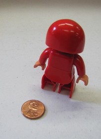 Lego Duplo FERRARI RACE CAR AUTO RACER DRIVER MAN Red Suit 2.5" FIGURE 4693 4694