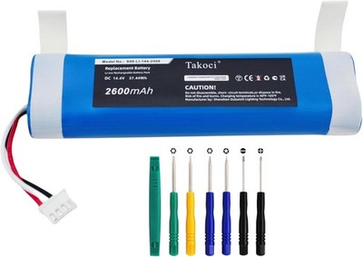 2600mAh DJ35 Replacement Vacuum Battery Compatible with DN520 DJ36 DK35 DK36