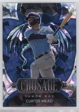 2023 Panini Chronicles Crusade Navy Blue Ice Prizm 19/25 Curtis Mead #5 s1i
