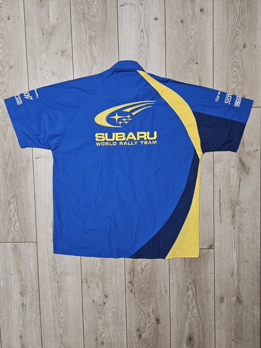 SUBARU WORLD RALLY TEAM VINTAGE SHIRT OFFICIAL RACING
