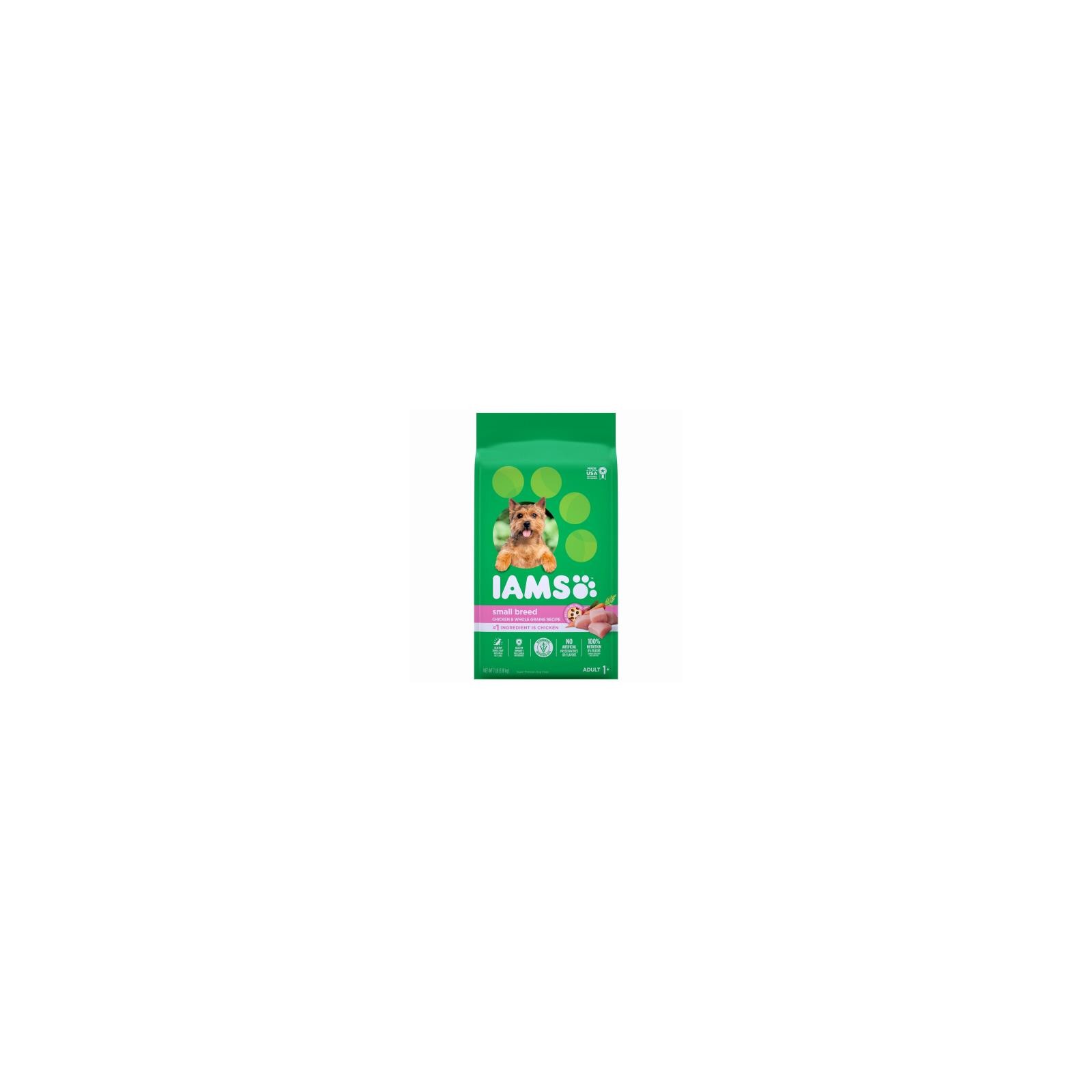 Iams 80344 Proactive Health Dry Dog Food, Small/Toy Breed, 7 Lbs. - Quantity 1