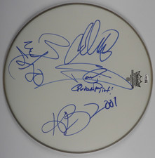 Quiet Riot ACOA JSA Fully Signed Autograph Drum head Kevin DuBrow