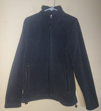 Old Navy Men's Fleece Jacket Medium Zippered Pockets Outdoor Casual Navy