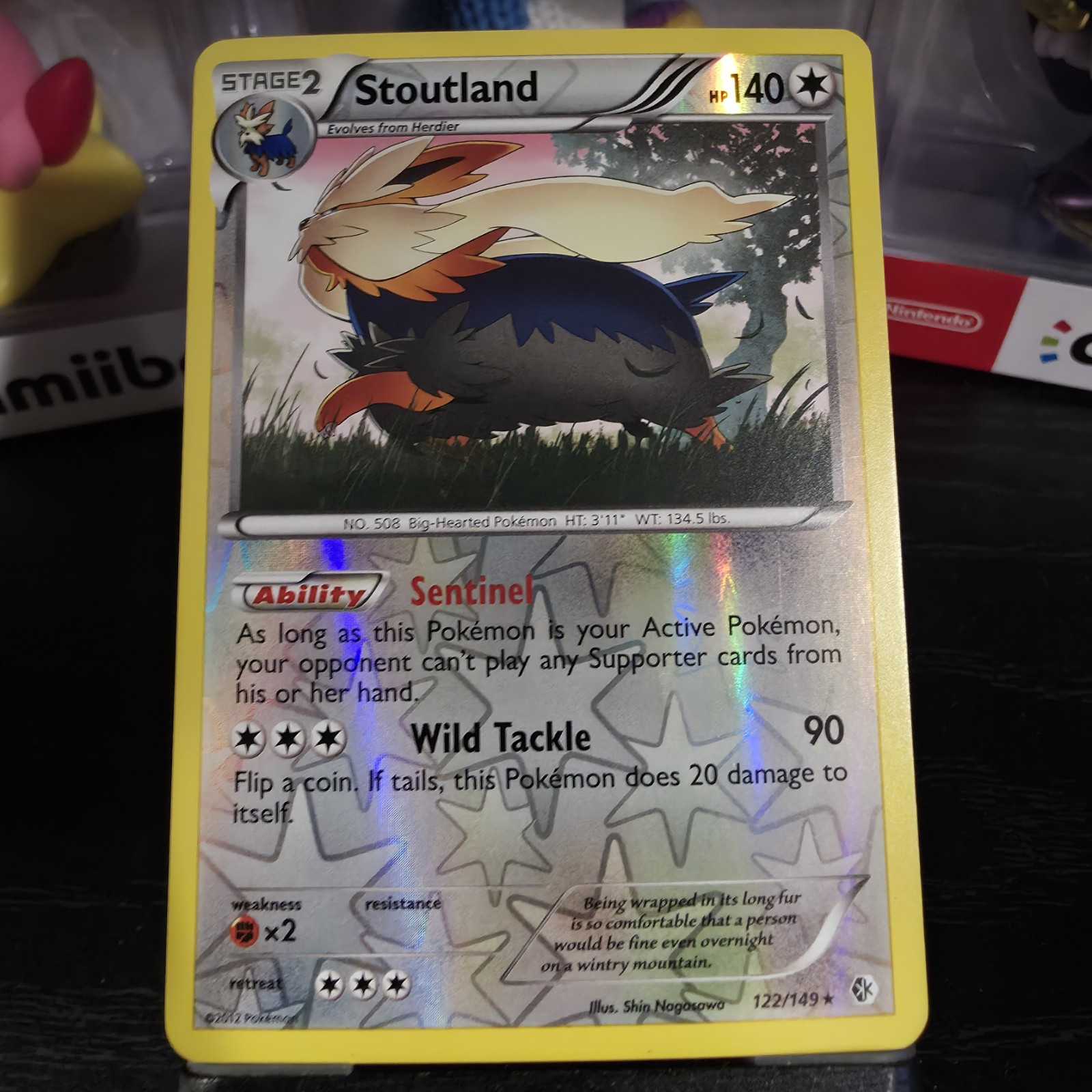 Stoutland 122/149 Boundaries Crossed Reverse Holo Rare - LP