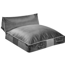 Kids Sensory Crash Pad 5 x 4.5 ft with Foam Blocks  Washable Cover - Large Soft