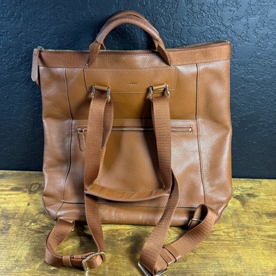 Cole Haan Grand Series British Tan‎ Pebble Leather Convertible Backpack Tote Bag $_57.JPG?set_id=880000500F main image 4