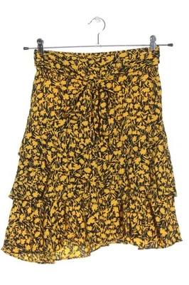SELECTED Falda con volantes Mujeres Falda Talla EU 34 negro-naranja claro - Imagen 1 de 4