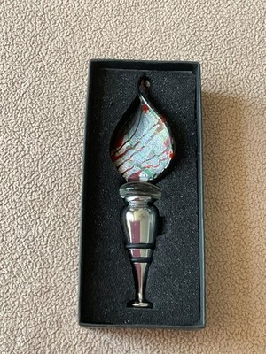T Va Bene Murano Glass Bottle Stopper 5 