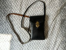 Vintage Kodak 1A Autographic Junior Black Leather Camera Bag