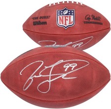 Jason Taylor Miami Dolphins Autographed Duke Full Color Football