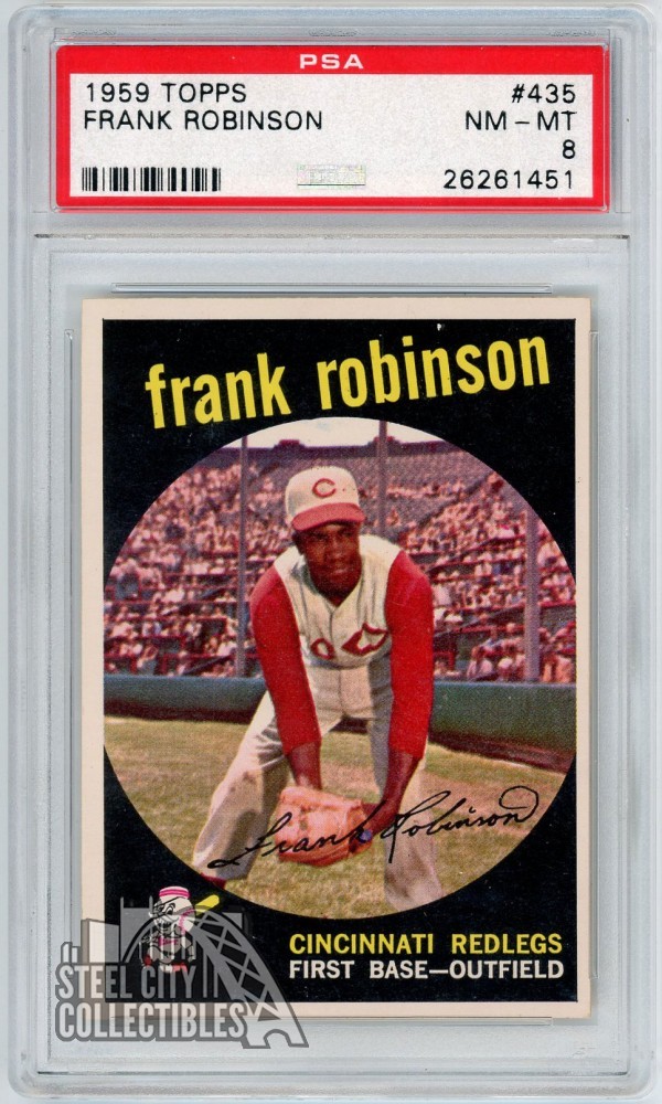 Frank Robinson 1959 Topps Card #435 PSA 8 NM-MT (451)