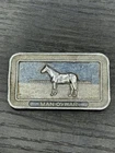 Silver Art Bar Man O' War 1973 Pioneer Mint Struck in California Rare 1 OZ
