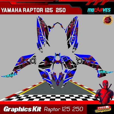 Graphics Kit Premium Yamaha Raptor 250 Decals 250r Vinyl atv 