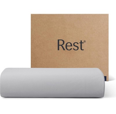 Rest Evercool Flat Sheet Gray - Full Queen Open Box Discounted Price