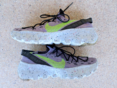 Nike Space Hippie 04 Grey Volt Athletic Shoes. Men display picture 3