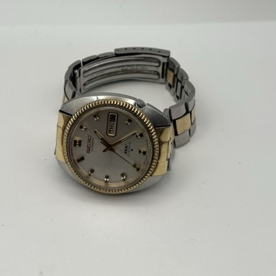 Vintage Seiko DX 6106-7047 Automatic 17 Tow/Tone 36mm Running and