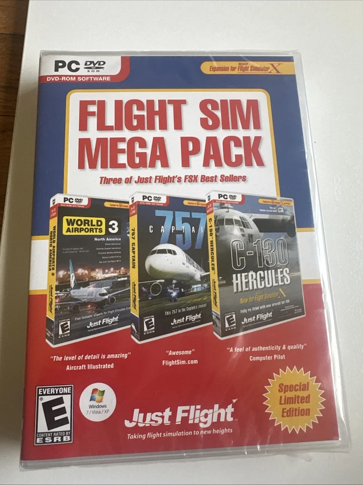 Flight Sim Mega Pack Limited Edition Pc New Expansions For Flight Simulator X - Image 2 of 4