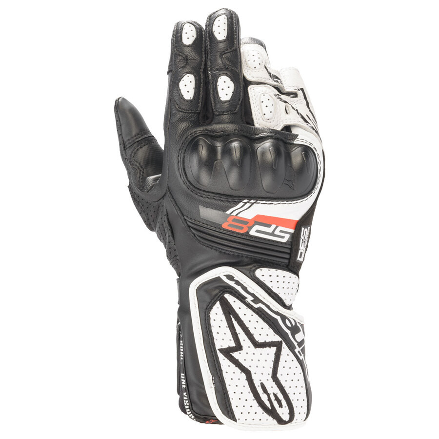 ALPINESTARS Guanti pelle LADY SP-8 V3 ne/bia Tg XS