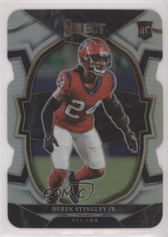 2022 Panini Select Concourse Silver Prizm Die-Cut Derek Stingley Jr #48 10y3