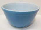 Vintage BLUE PYREX 401 Mixing Bowl 1-1/2 Pint Primary Colors Nesting USA GLOSSY!
