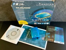 M-AUDIO SONICA External USB Audio Card With Digital , 24 Bit / 96 kHz untested