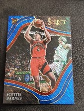 Scottie Barnes 2021-22 Panini Select Courtside Blue Shimmer Prizm #223 Rookie RC