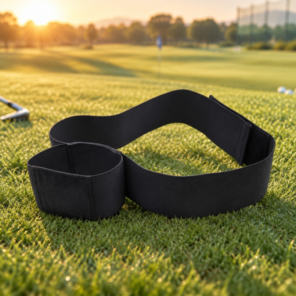 Golf Alignment Training Strap Easy to Wear Swing Correcting Arm Band ...