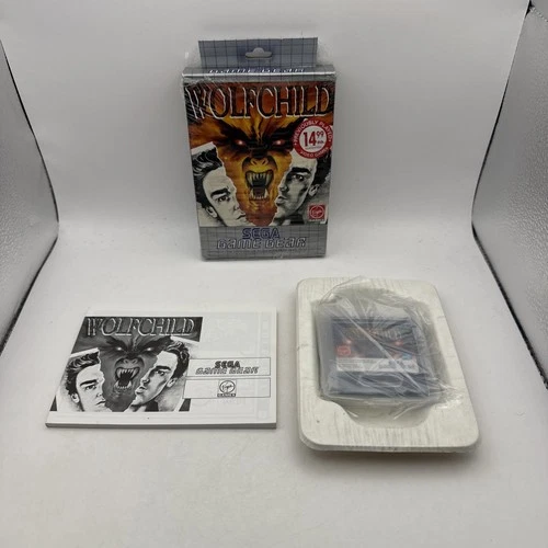Wolfchild (SEGA Game Gear) CIB w/Manual *Wrap Still Attached* Authentic Working