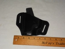 Leather 2 Slot Left-handed Holster, for Ruger LC9S