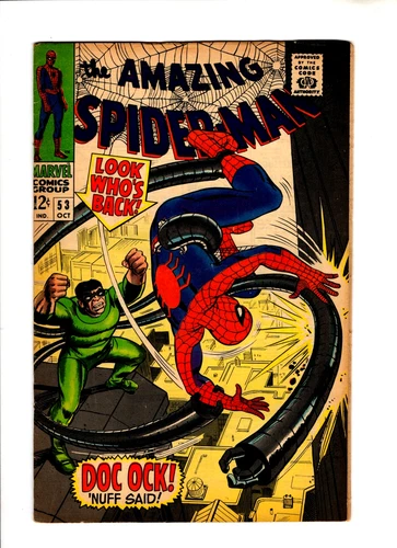 Amazing Spider-Man #53 1967 MARVEL FN 6.0 *KEY!* Doc Ock Returns!