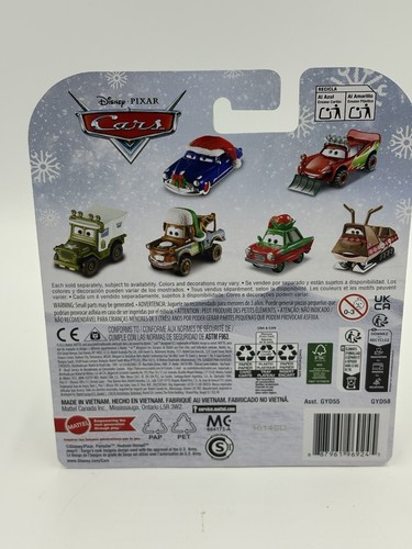 Disney Pixar Cars Winter Christmas Holiday Doc Hudson and Sally - Picture 20 of 23