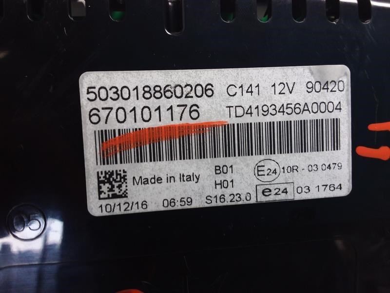 LEVANTE   2017 Speedometer MASERATI OEM PART #670101176