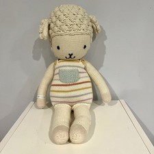 Cuddle and Kind Avery Baby Lamb 14" Knit Plush Doll Stuffed Animal Peru