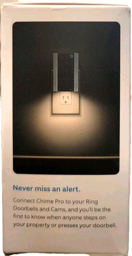 RING CHIME PRO WIFI EXTENDER & CHIME FOR RING DEVICES (28E) New - Picture 4 of 5