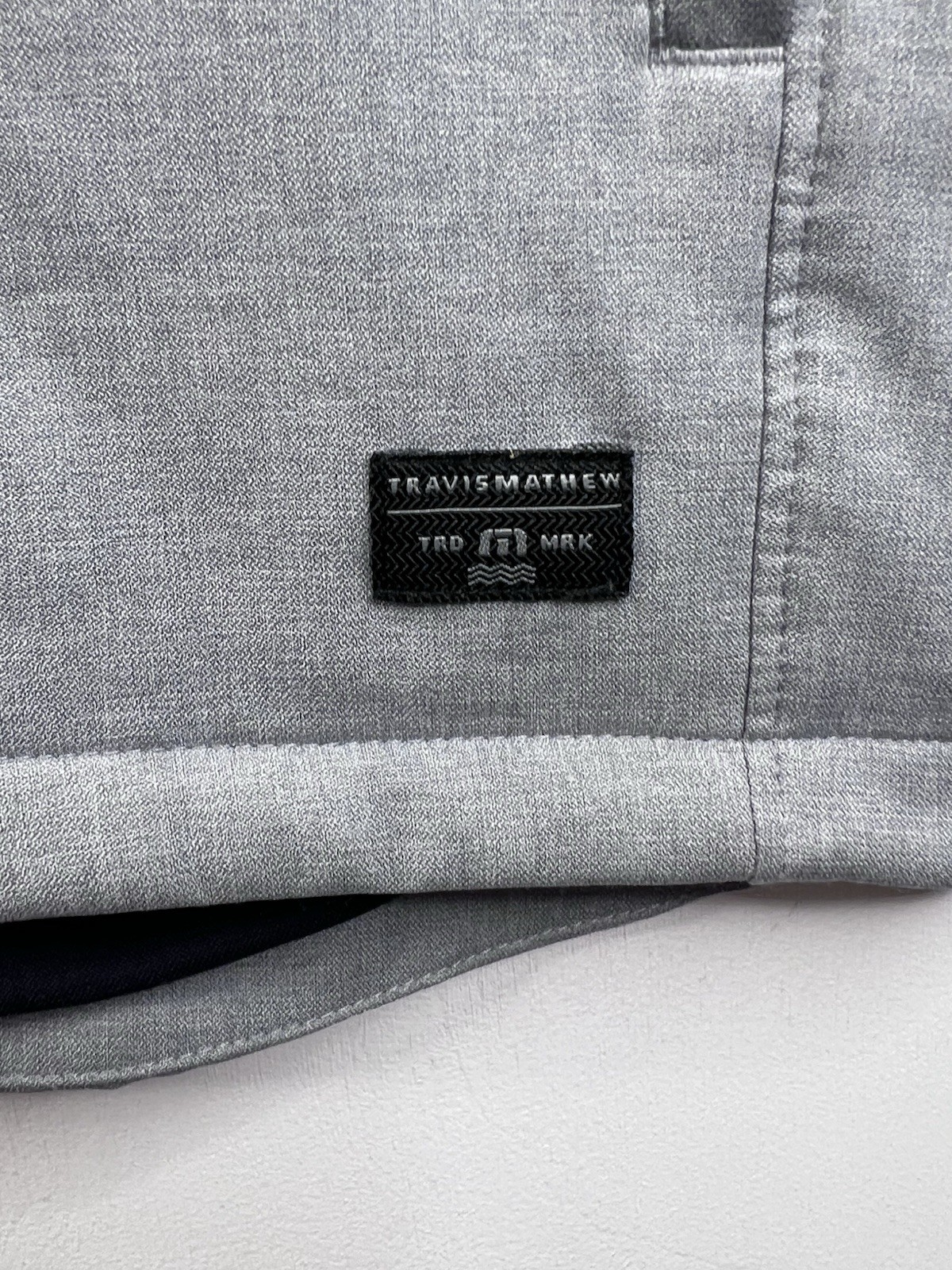 Travis Mathew Vest Men Large Gray Full Zip Performance Local Secret TDF Fleet