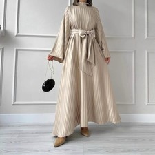 Muslim Women Abaya Long Robes Turkey Kaftan Islamic Casual Evening Maxi Dresses