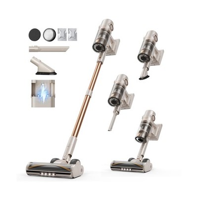 Cordless Vacuum Cleaner,80Mins/50kpa Vacuum Cleaners for Home,Stick Vacuums w...