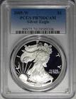 2005-W PCGS PR70DCAM AMERICAN SILVER EAGLE - WG8