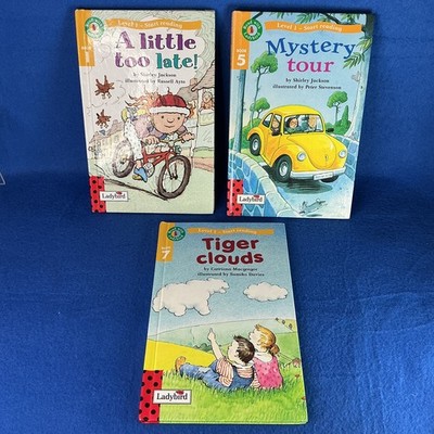 Vintage Read with Ladybird Books Bundle x 3, Level 1 - Start Reading No. 1, 5, 7