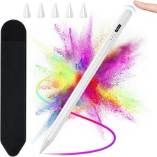 Stylus Pen for iPad, Apple Pencil iPad 10/9th Gen,Stylus White 02