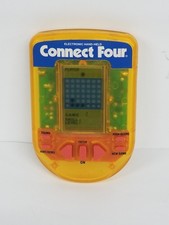 Connect Four Vintage Electronic Handheld Game Milton Bradley 1995 Tested Working