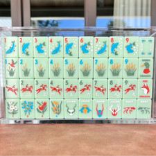 Hunting Club American Mahjong Game Set 160 Tiles Mah Jong Tiles+ Free Bag Hot