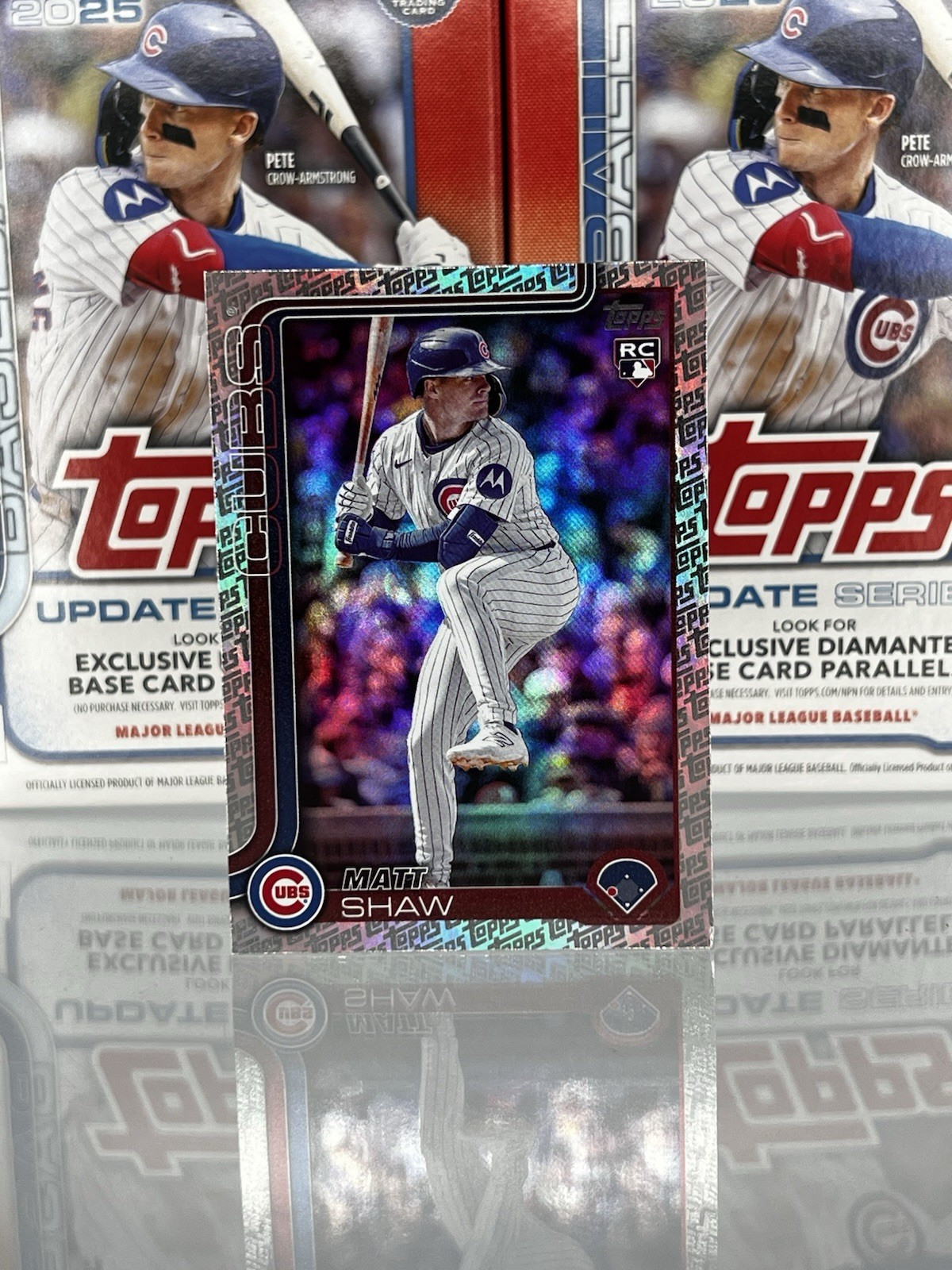 2025 Topps Update Series Matt Shaw (RC) US200 Topps Border Fanatics Exclusive