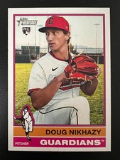 2025 Topps Heritage High Number Doug Nikhazy #554 Rookie Card (RC)