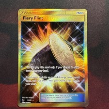 Pokemon Card - Fiery Flint Dragon Majesty 76/70 Secret Rare