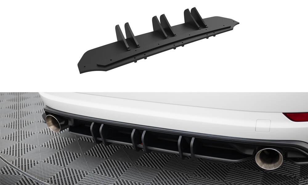Diffuseur arriere Maxton Street Pro pour Volkswagen Jetta GLI Mk7